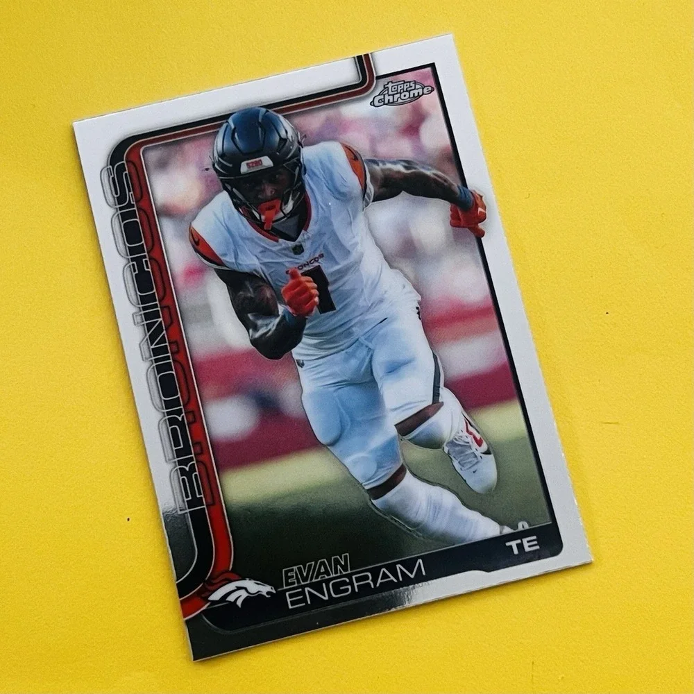 2025‎ Topps Chrome NFL Football Evan Engram #92 Denver Broncos
